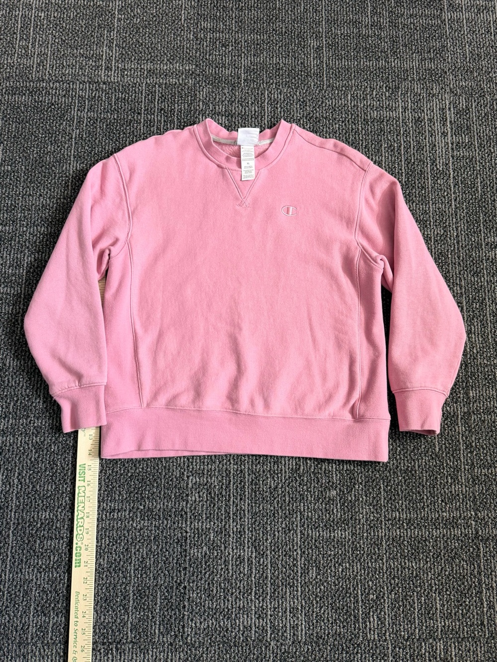Champion Pink Crewneck Sweatshirt Girls X Large